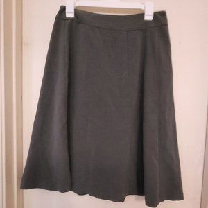 Gray Covington flare skirt, size 6, used, good condition
